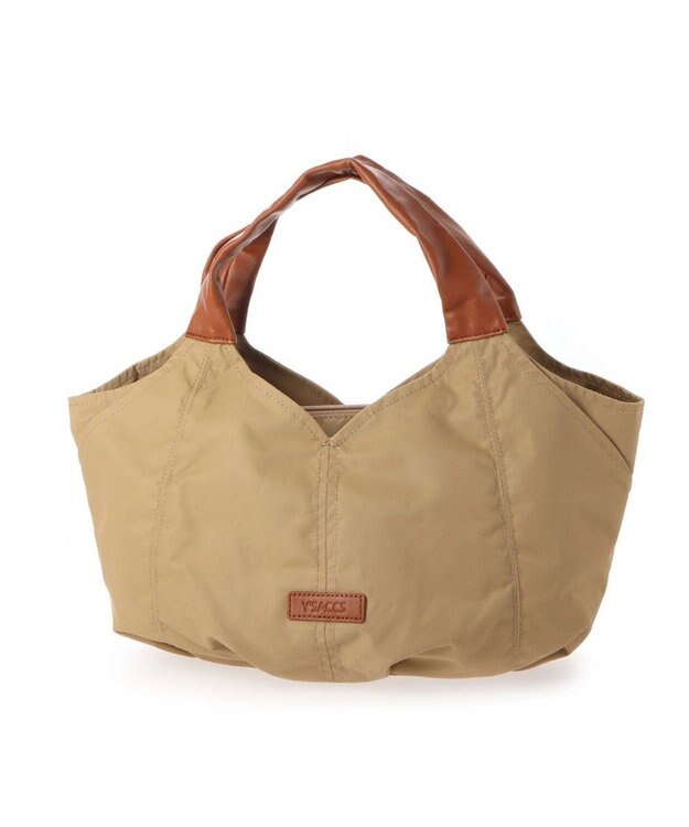 Y'SACCS リサイクルナイロン　ふんわりトート　Sサイズ ベージュ