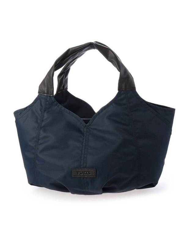 Y'SACCS リサイクルナイロン　ふんわりトート　Sサイズ ネイビー