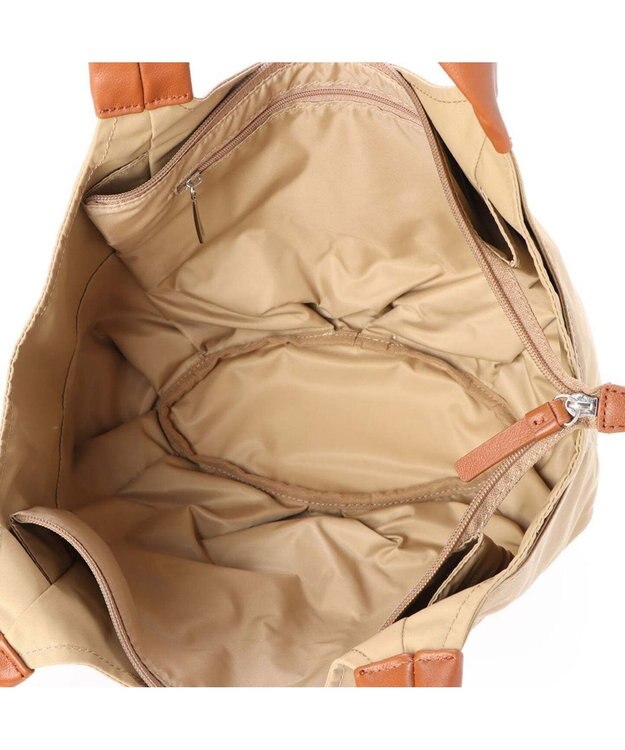 Y'SACCS リサイクルナイロン　ふんわりトート　Sサイズ ベージュ