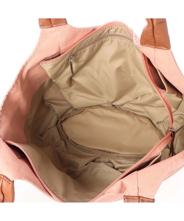 Y'SACCS リサイクルナイロン　ふんわりトート　Sサイズ コーラル