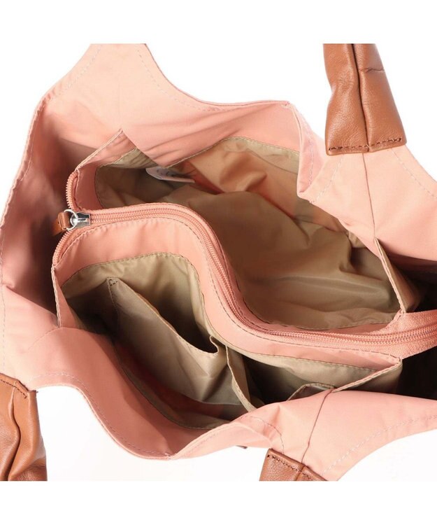 Y'SACCS リサイクルナイロン　ふんわりトート　Sサイズ コーラル