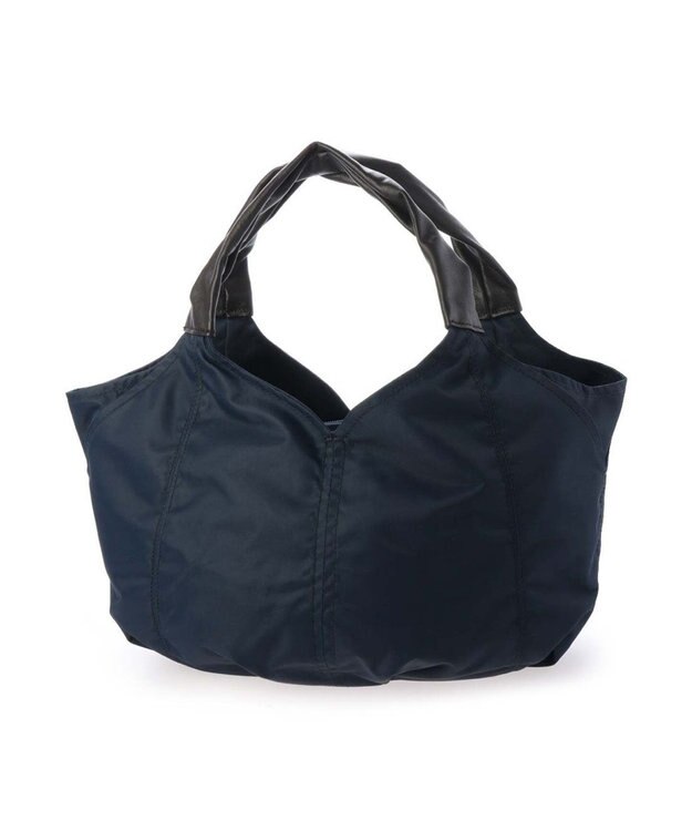 Y'SACCS リサイクルナイロン　ふんわりトート　Sサイズ ネイビー