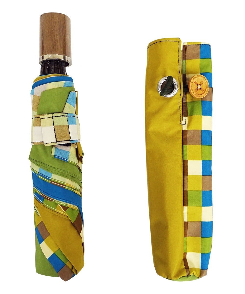 +RING 【UVカット90%以上】【数量限定】 UNISEX 折傘55cm YEL T863 