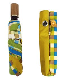 +RING 【UVカット90%以上】【数量限定】 UNISEX 折傘55cm YEL T863