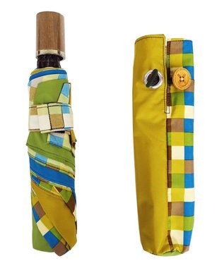 +RING 【UVカット90%以上】【数量限定】 UNISEX 折傘55cm YEL T863 黄