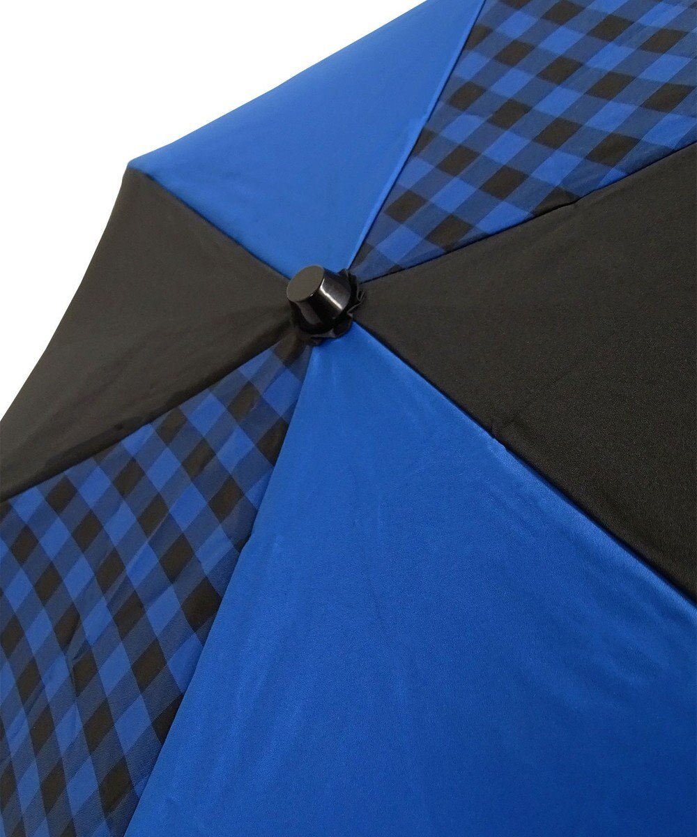 +RING 【UVカット90%以上】プラスリング UNISEX 折傘55cm BLU T875 