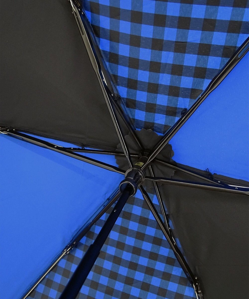 +RING 【UVカット90%以上】プラスリング UNISEX 折傘55cm BLU T875 