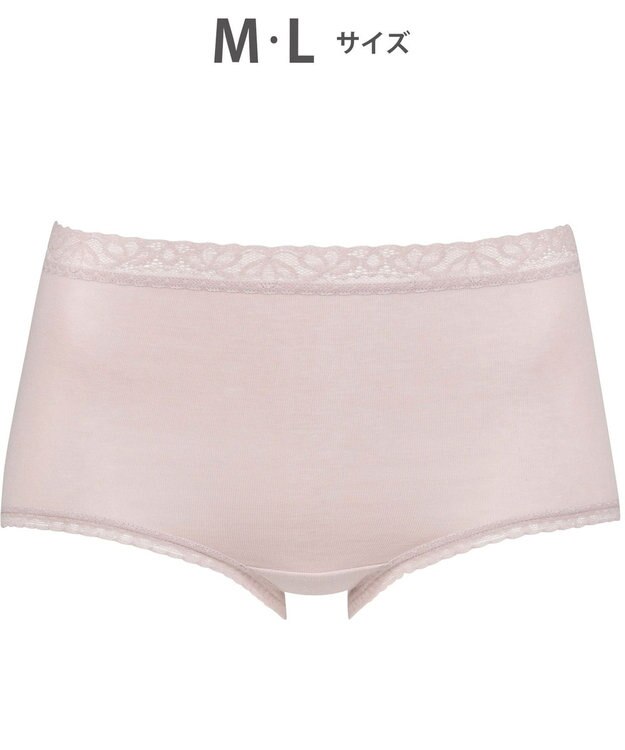 Wing ショーツ　【デイリーフィットやわらかコットン】　ここちよいフィット感　はきこみ丈ふかめ　EC3200　ウイング／ワコール ピーチ