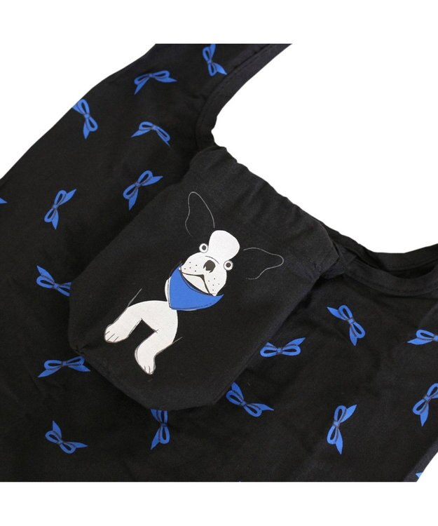 ROOTOTE 3354【イヌ：エコバッグ】/ EU.ルーショッパー.ポータブル わんこ 02：フレンチブルドッグ