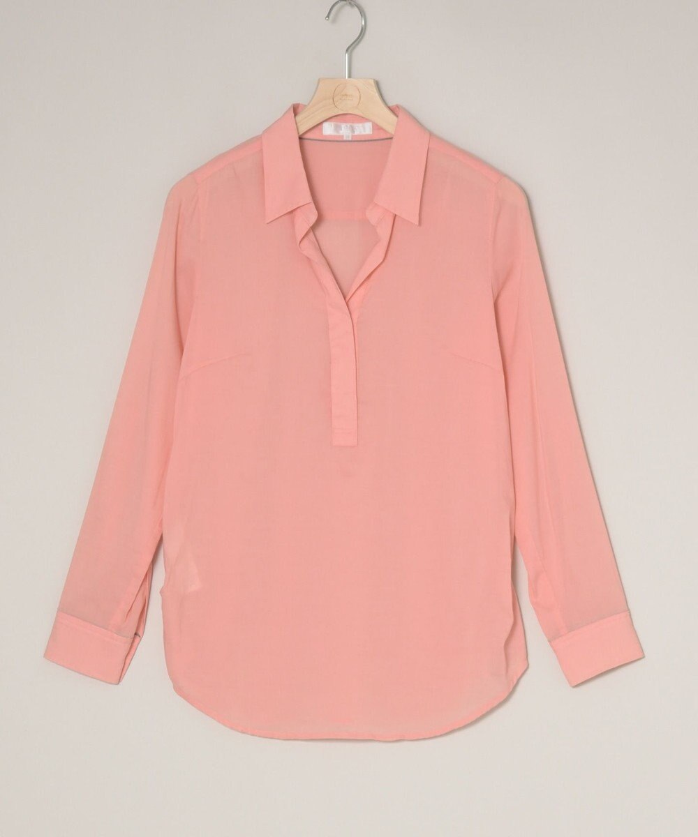 新品 ブラウス ピンク サイズ44 自由区 オンワード色ピンク - シャツ