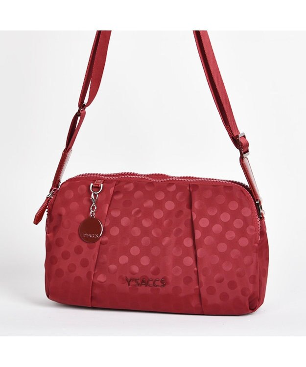 Y'SACCS Polka Dots ポシェット ワイン