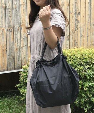 ROOTOTE 1882【レインバッグ＆エコバッグ：はっ水加工】/ LT.レイニールー-F 02：ブラック