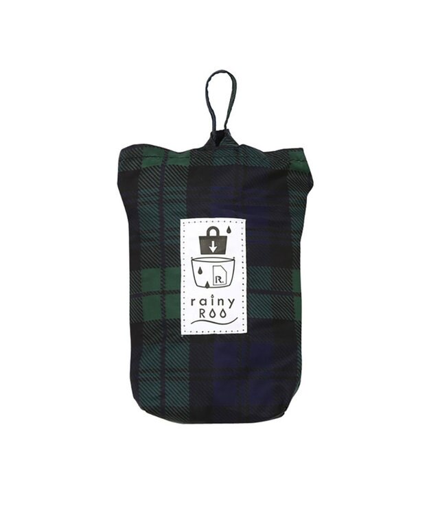 ROOTOTE 1882【レインバッグ＆エコバッグ：はっ水加工】/ LT.レイニールー-F 01：チェック・グリーン