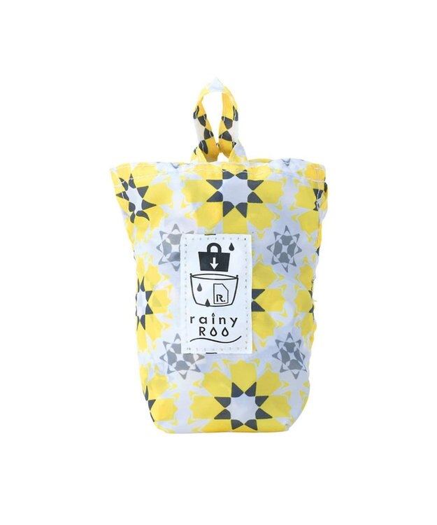 ROOTOTE 1882【レインバッグ＆エコバッグ：はっ水加工】/ LT.レイニールー-F 05：イエロー・タイル