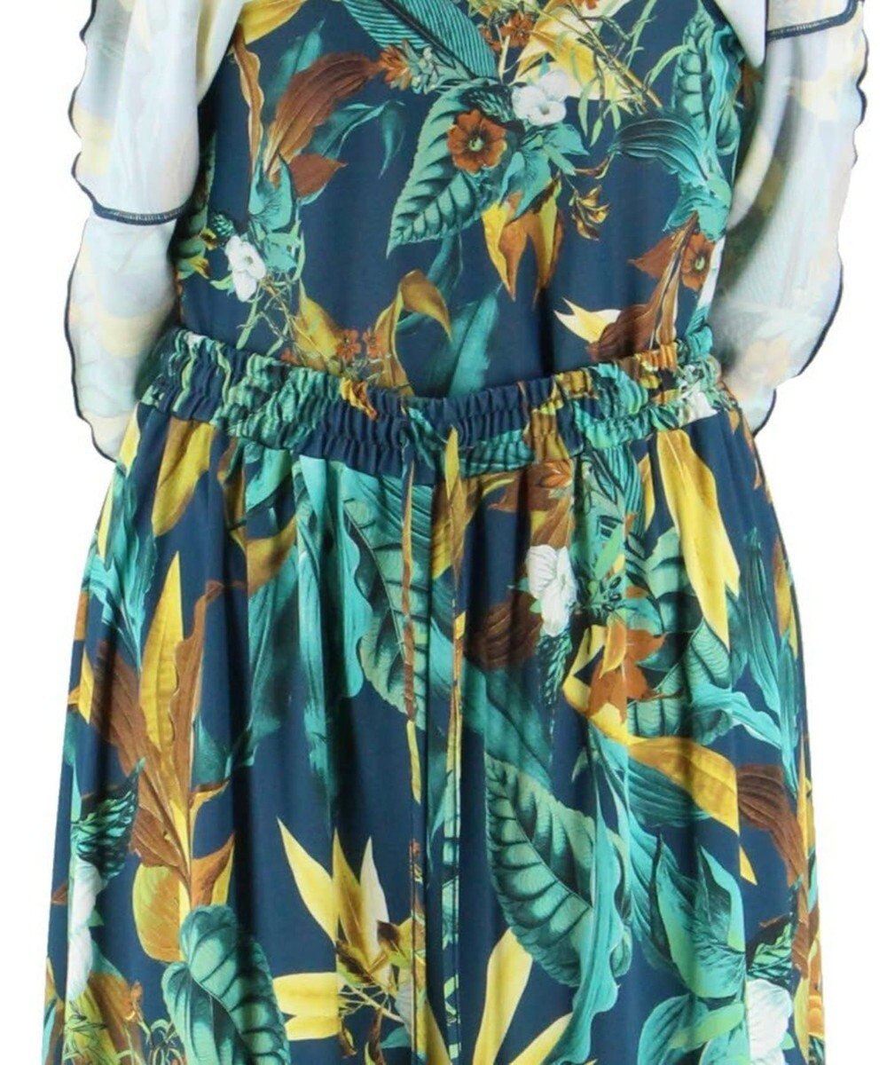 San-ai Resort（三愛水着楽園） 【Coral veil】Lily Garden　ガウチョ 3点セット 9号/11号 