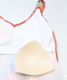 San-ai Resort（三愛水着楽園） 【Coral veil】Lily Garden　ガウチョ 3点セット 9号/11号