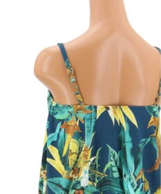 San-ai Resort（三愛水着楽園） 【Coral veil】Lily Garden　ガウチョ 3点セット 9号/11号