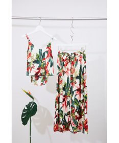 San-ai Resort（三愛水着楽園） 【Coral veil】Lily Garden　ガウチョ 3点セット 9号/11号