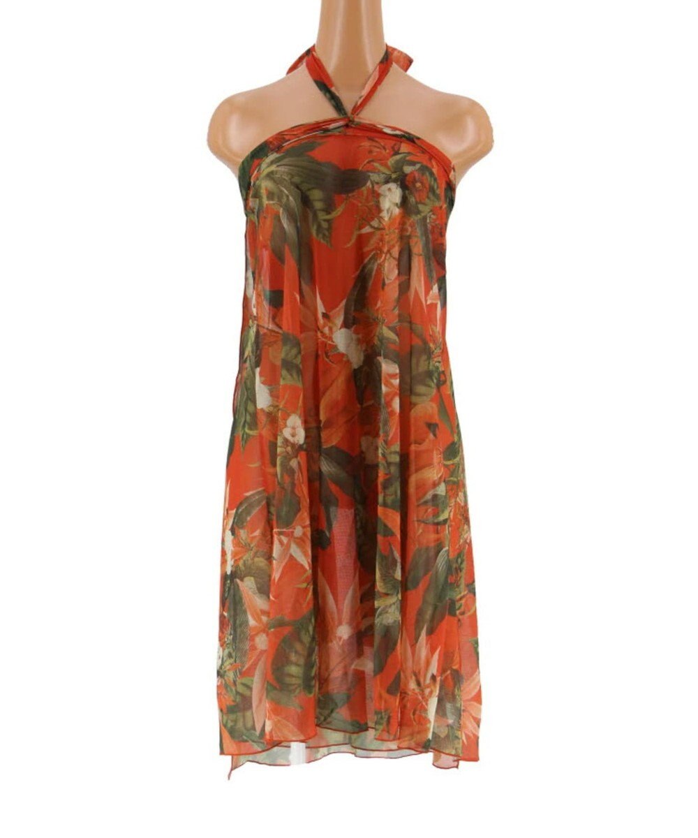 San-ai Resort（三愛水着楽園） 【Coral veil】Lily Garden　アレンジ パレオ 