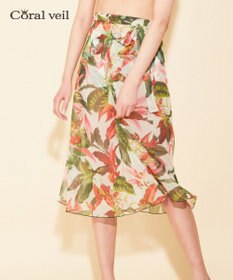 San-ai Resort（三愛水着楽園） 【Coral veil】Lily Garden　アレンジ パレオ