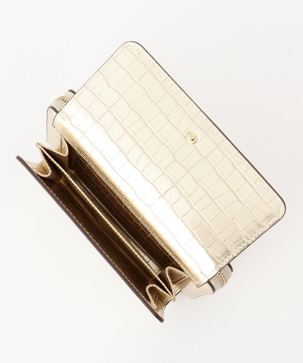 Cachecache メタリッククロコ型押しお財布ショルダーバッグ Unbillionファッション通販 公式通販 オンワード クローゼット
