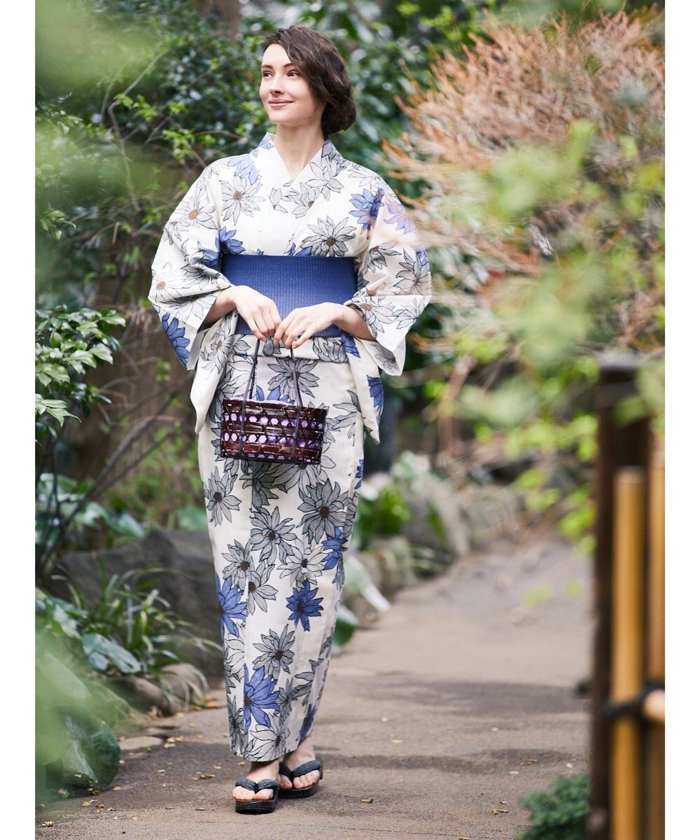 線画花柄浴衣 Yecca Vecca ファッション通販 公式通販 オンワード クローゼット