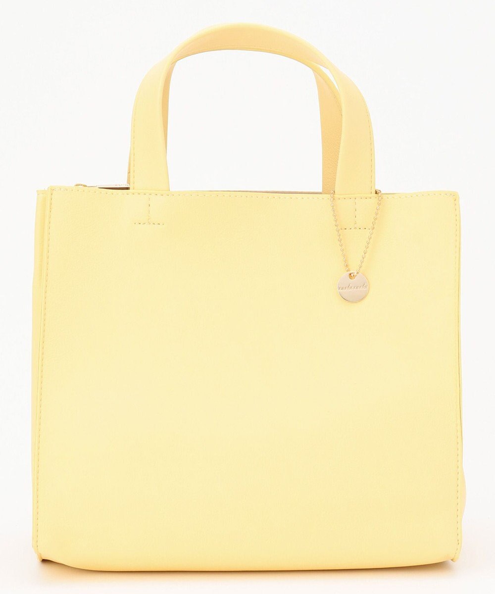 UNBILLION cachecache 仕切りポケット付きスクエアトートバッグ 