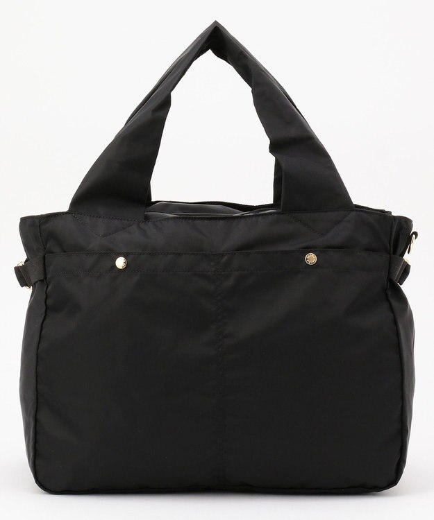 UNBILLION cachecache ナイロン多ポケットボストンバッグ ブラック