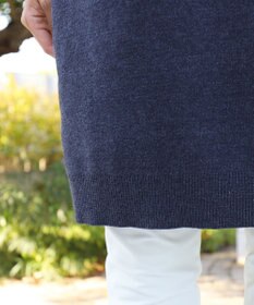 Tiaclasse L 【洗える】着心地抜群のボトルネック袖コンニットワンピース