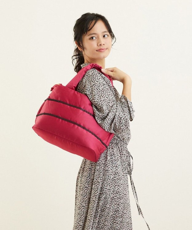 ROOTOTE 2636【軽量：A4サイズ収納】/ LT.フェザールーデリ.ラインストーン-B 04：ピンク