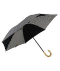 +RING 【UVカット90%以上】【数量限定】レディース向け 晴雨兼用（折傘） BLK-STP T908