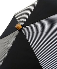 +RING 【UVカット90%以上】【数量限定】レディース向け 晴雨兼用（折傘） BLK-STP T908