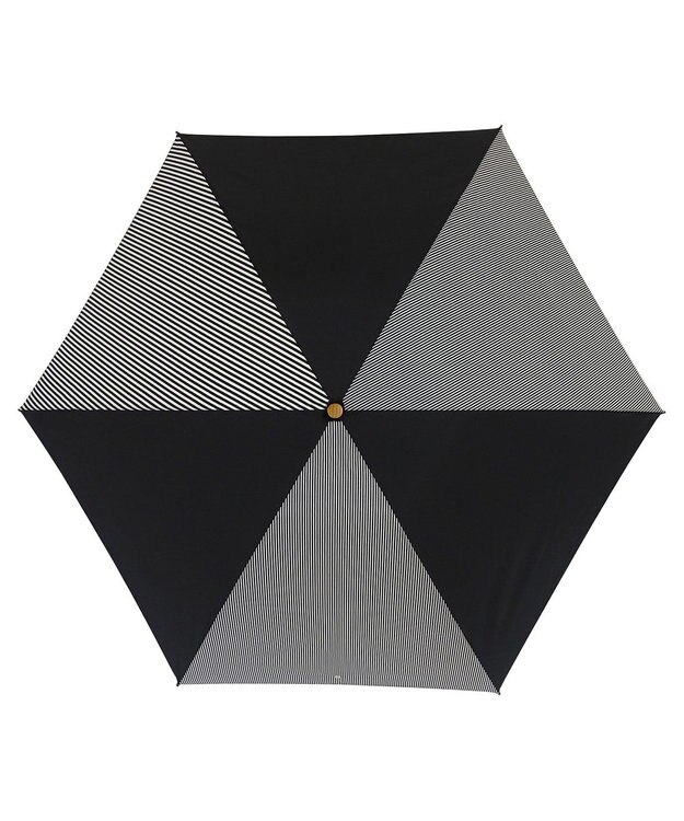 +RING 【UVカット90%以上】【数量限定】レディース向け 晴雨兼用（折傘） BLK-STP T908 黒