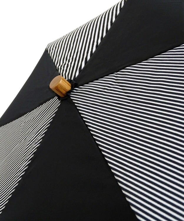+RING 【UVカット90%以上】【数量限定】レディース向け 晴雨兼用（折傘） BLK-STP T908 黒