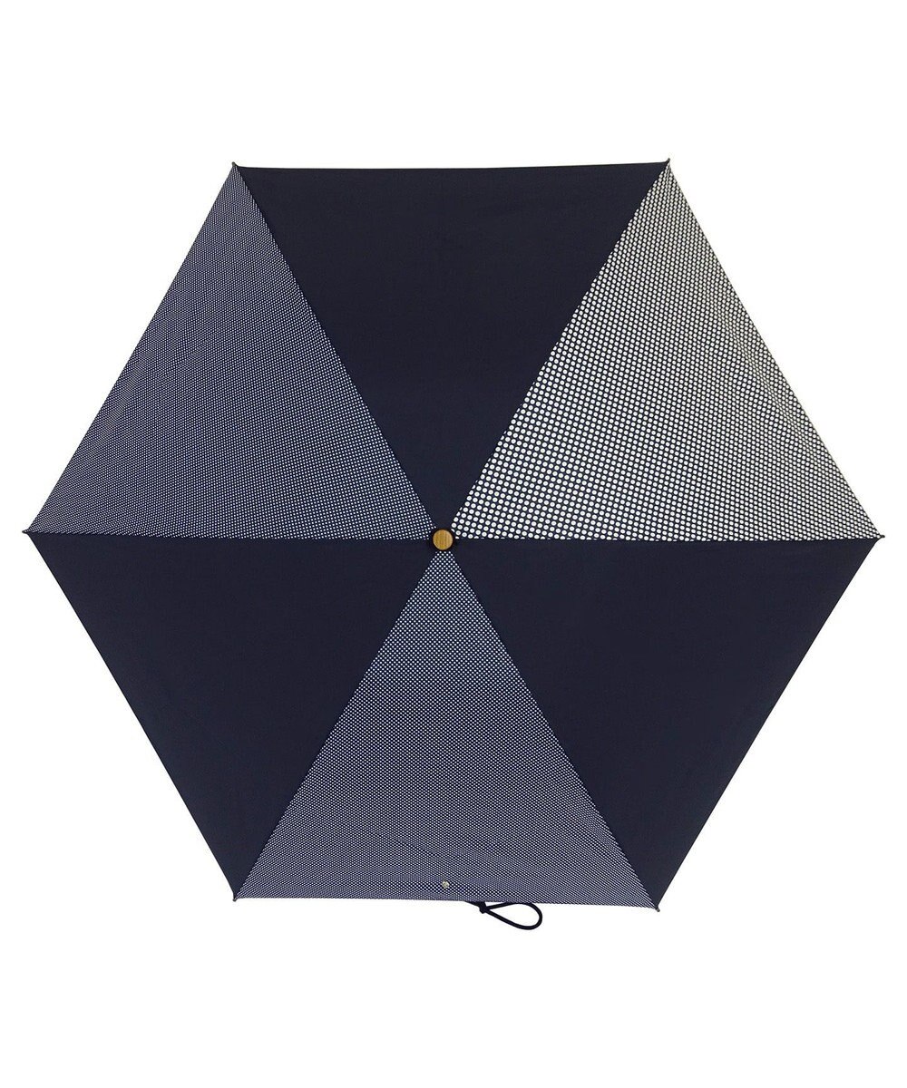 +RING 【UVカット90%以上】【数量限定】レディース向け 晴雨兼用（折傘） NVY-DOT T909 