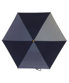 +RING 【UVカット90%以上】【数量限定】レディース向け 晴雨兼用（折傘） NVY-DOT T909