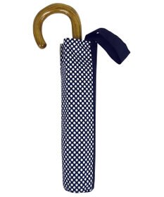 +RING 【UVカット90%以上】【数量限定】レディース向け 晴雨兼用（折傘） NVY-DOT T909