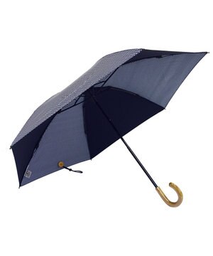  【UVカット90%以上】【数量限定】レディース向け 晴雨兼用（折傘） NVY-DOT T909