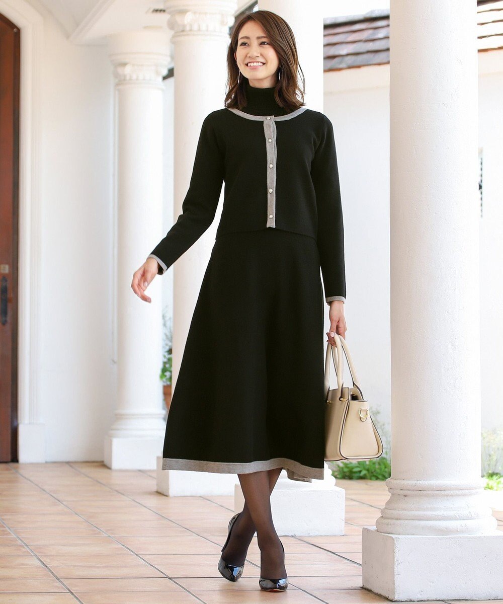 洗える 大人上品な配色カーデ タートルニットワンピース 2点セット Tiaclasse ファッション通販 公式通販 オンワード クローゼット 洗える 大人上品な配色カーデ タートルニットワンピース 2点セット Tiaclasse ファッション通販 公式通販 オンワード クローゼット