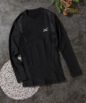  【MEN】 CW-X 機能性トップス 【JYURYU TOP】 ホット 長袖 肩が動かしやすくなる 運動時の疲労を軽減 ゴルフ 球技 マラソン 保温(本体) JAO799 /ワコール