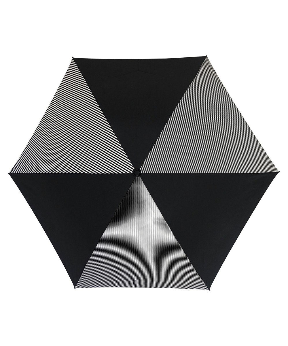 +RING 【UVカット90%以上】【数量限定】 UNISEX 折傘55cm BLK-STP T904 