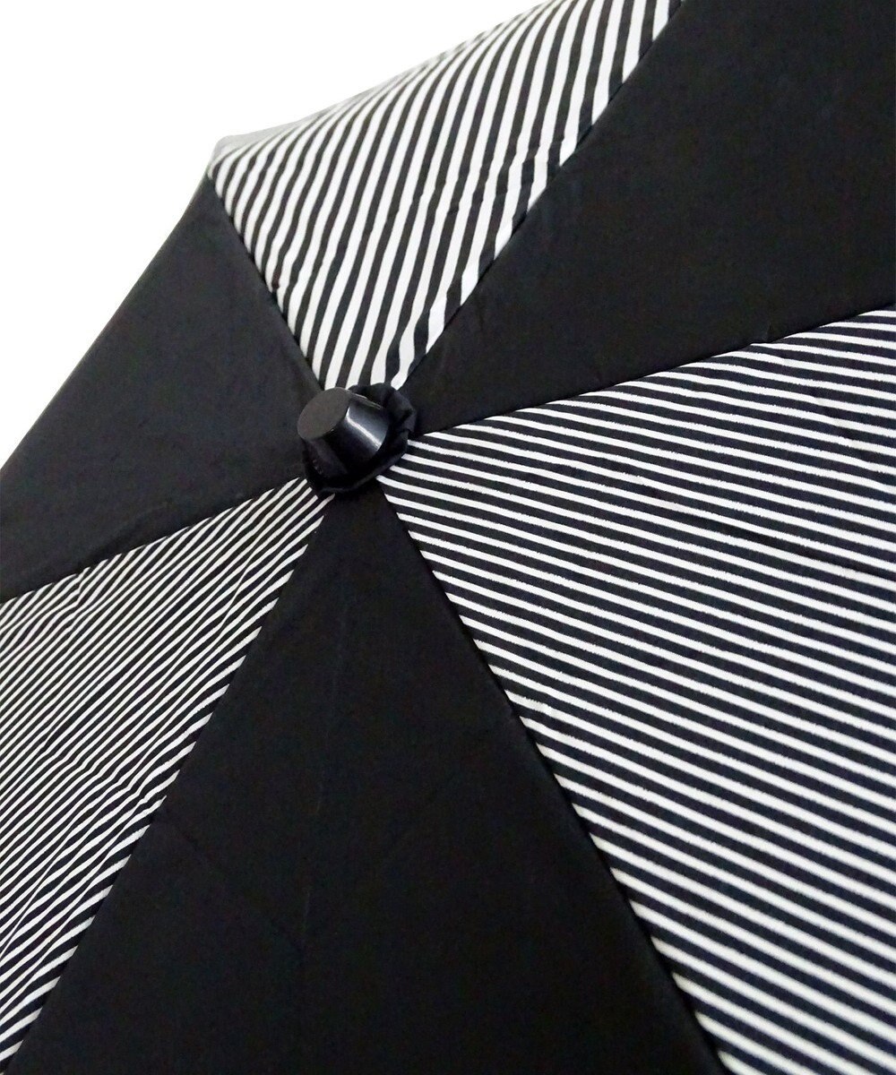 +RING 【UVカット90%以上】【数量限定】 UNISEX 折傘55cm BLK-STP T904 