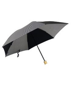+RING 【UVカット90%以上】【数量限定】 UNISEX 折傘55cm BLK-STP T904