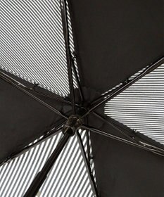 +RING 【UVカット90%以上】【数量限定】 UNISEX 折傘55cm BLK-STP T904