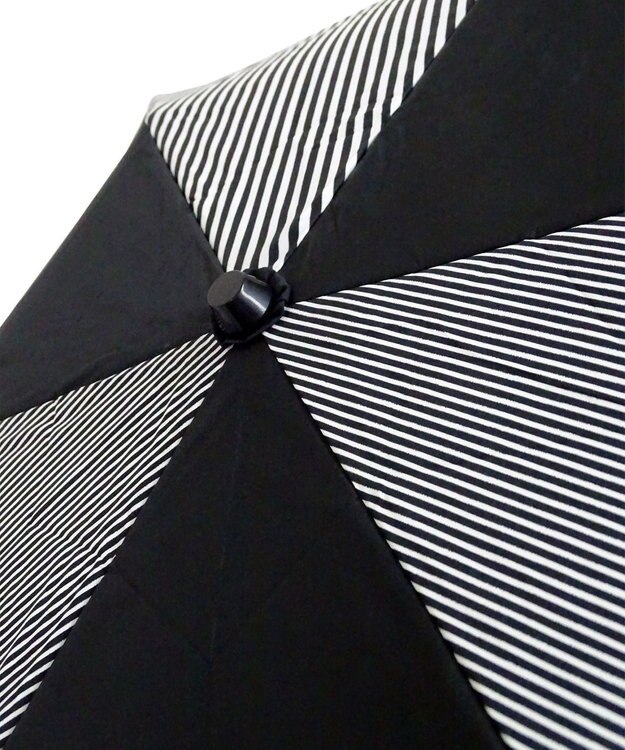 +RING 【UVカット90%以上】【数量限定】 UNISEX 折傘55cm BLK-STP T904 黒