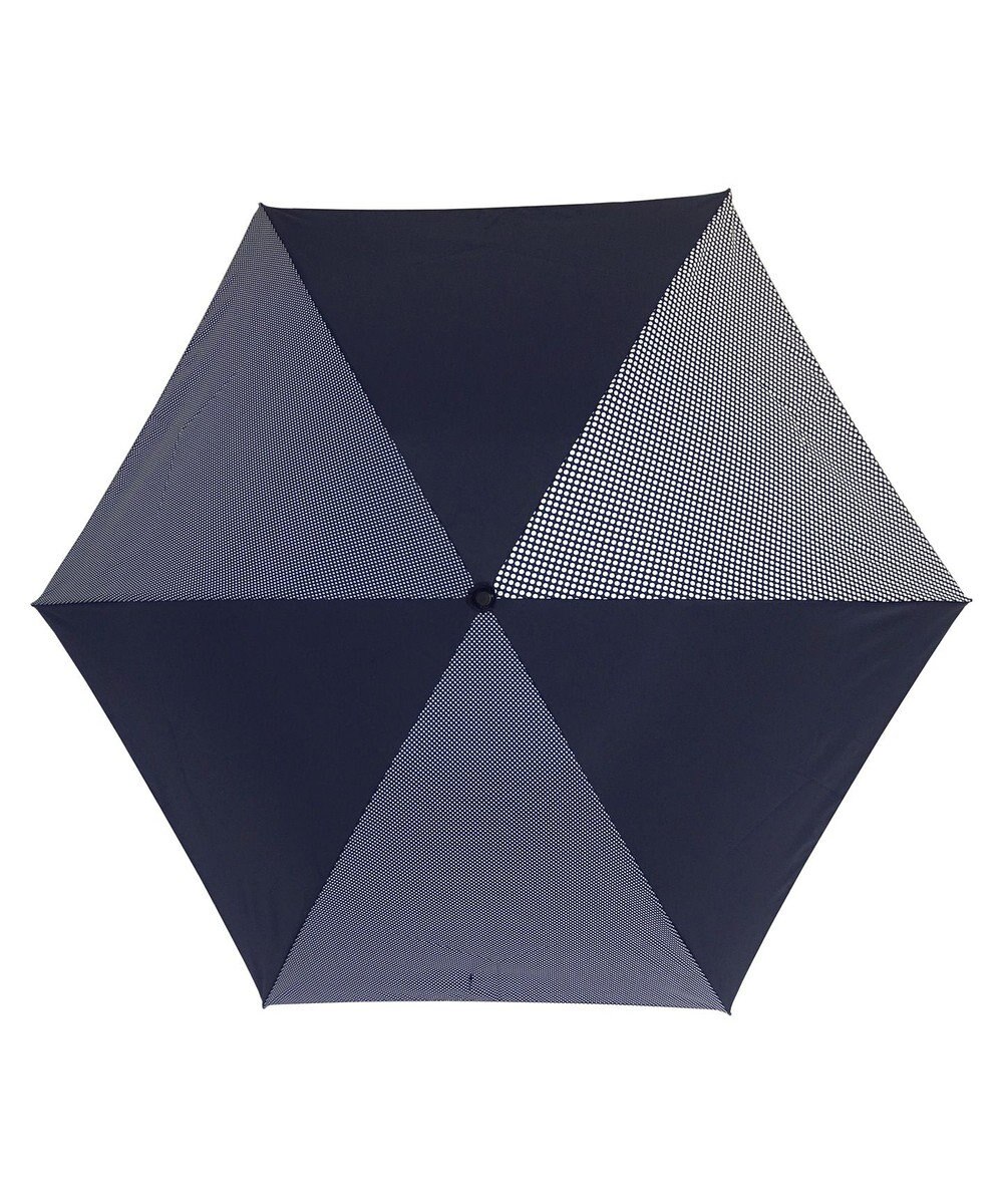 +RING 【プラスリング】数量限定 UNISEX 折傘55cm NVY-DOT T905 