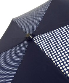 +RING 【プラスリング】数量限定 UNISEX 折傘55cm NVY-DOT T905