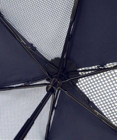 +RING 【プラスリング】数量限定 UNISEX 折傘55cm NVY-DOT T905