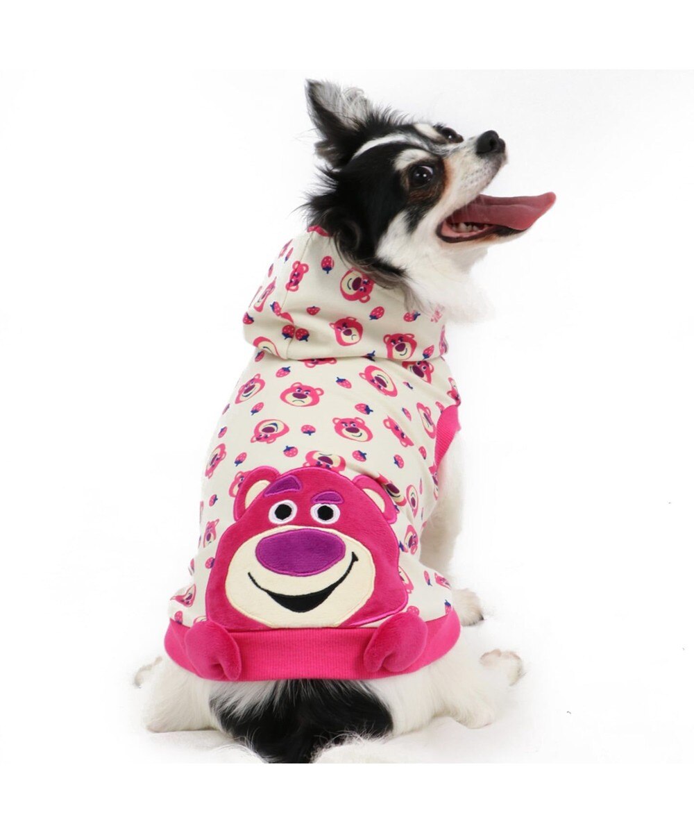 注目の商品 オンワード Pet Paradise ペットグッズ トイ ストーリー ロッツォ総柄 パーカー 超小型 小型犬 ピンク 濃 ｄｓｓ かいこみ