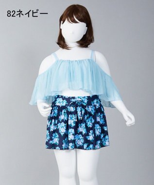 San-ai Resort（三愛水着楽園） 【San-ai Resort】More Size 3点セット水着 15号/17号 オフホワイト